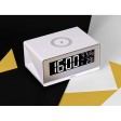 Часы с беспроводным зарядным устройством Rombica Timebox 2, белый (Р)
