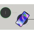 Беспроводное зарядное устройство Rombica  «NEO Core Quick» c быстрой зарядкой, черный (с лого) (Р)