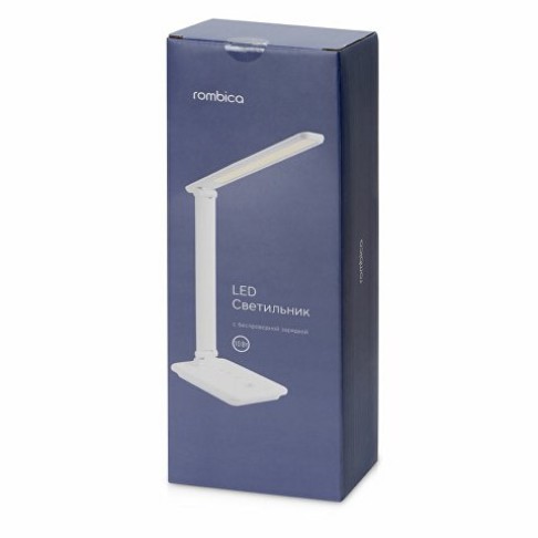 Настольная лампа Rombica LED FAROS, белый (квадратное основание) (Р)
