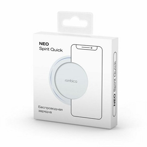 Беспроводное зарядное устройство Rombica NEO Spirit Quick White (Р) Беспроводное зарядное устройство Rombica NEO Spirit Quick White (Р)