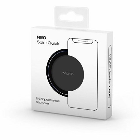 Беспроводное зарядное устройство Rombica NEO Spirit Quick Black (Р) Беспроводное зарядное устройство Rombica NEO Spirit Quick Black (Р)
