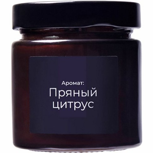 Свеча в стеклянной банке, ароматическая