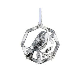 Елочные игрушки (Снегирь) Обсидиан