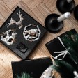 Елочные игрушки ( Снегирь+ Олень+ Ель) Розовый кварц