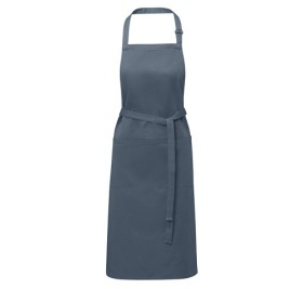 Фартук Andrea плотностью 240 г/м² с регулируемой завязкой на шее - Hale Blue