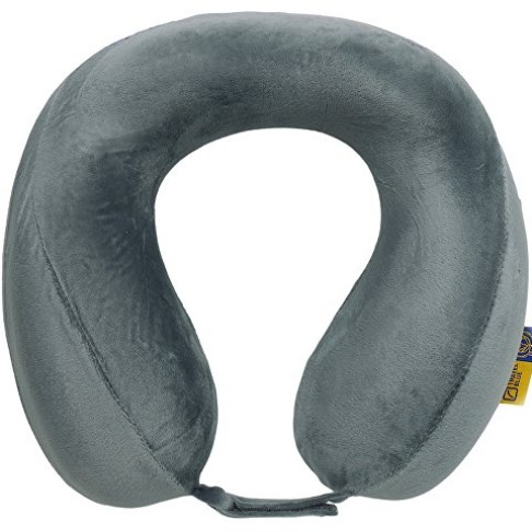 Подушка для путешествий с эффектом памяти Travel Blue Tranquility Pillow, увеличенная (212), цвет серый