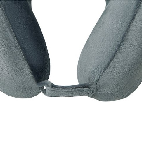 Подушка для путешествий с эффектом памяти Travel Blue Tranquility Pillow, увеличенная (212), цвет серый