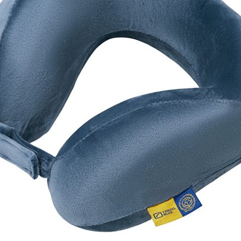 Подушка для путешествий с эффектом памяти Travel Blue Tranquility Pillow, увеличенная (212), цвет синий