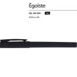 Ручка пластиковая гелевая «Egoiste Black» под персонализацию, черные чернила, черная