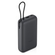 Внешний аккумулятор с встроенным кабелем Xiaomi Power Bank 20000mAh (Integrated Cable) GL Dark Gray