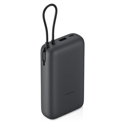 Внешний аккумулятор с встроенным кабелем Xiaomi Power Bank 20000mAh (Integrated Cable) GL Dark Gray