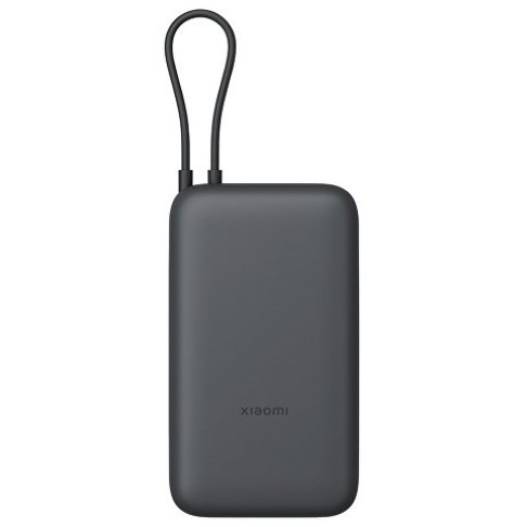 Внешний аккумулятор с встроенным кабелем Xiaomi Power Bank 20000mAh (Integrated Cable) GL Dark Gray