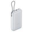 Внешний аккумулятор с встроенным кабелем Xiaomi Power Bank 20000mAh (Integrated Cable) GL Light Gray
