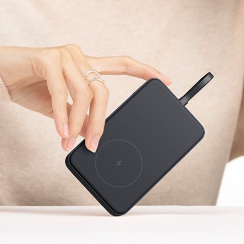 Внешний аккумулятор с кабелем Xiaomi 33W Magnetic Power Bank 10000mAh (Integrated Cable) Gray