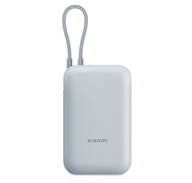 Внешний аккумулятор со встроенным кабелем Mi Power Bank 10000mAh (Integrated Cable) Ice Blue GL Внешний аккумулятор со встроенным кабелем Mi Power Bank 10000mAh (Integrated Cable) Ice Blue GL