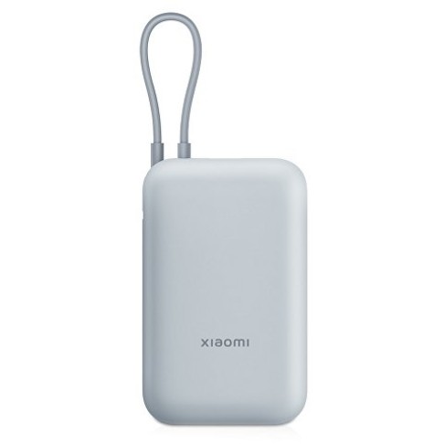 Внешний аккумулятор со встроенным кабелем Mi Power Bank 10000mAh (Integrated Cable) Ice Blue GL