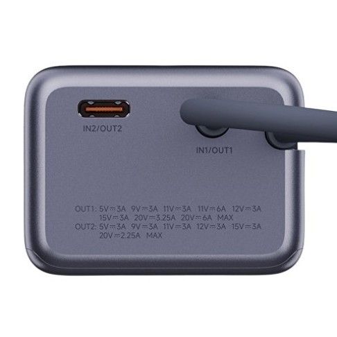 Внешний аккумулятор со встроенным кабелем Xiaomi 165W Power Bank 10000mAh (Integrated Cable) GL