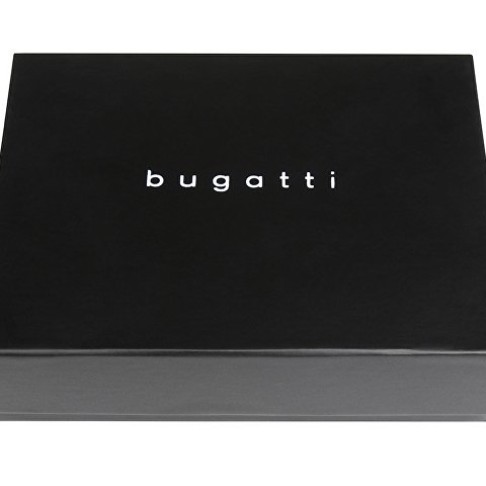 Портмоне BUGATTI ЧЕРНАЯ МАГИЯ | BLACK MAGIC, с защитой данных RFID, черное, натуральная кожа козы, 9х1х10 см
