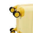 Чемодан TORBER В Отпуск, желтый, ABS-пластик, 36 х 22 х 55 см, 31 л, 2,4 кг Чемодан TORBER В Отпуск, желтый, ABS-пластик, 36 х 22 х 55 см, 31 л, 2,4 кг