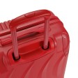 Чемодан TORBER В Отпуск, красный, ABS-пластик, 45 х 27 х 68 см, 63 л, 3,1 кг