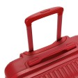 Чемодан TORBER В Отпуск, красный, ABS-пластик, 45 х 27 х 68 см, 63 л, 3,1 кг
