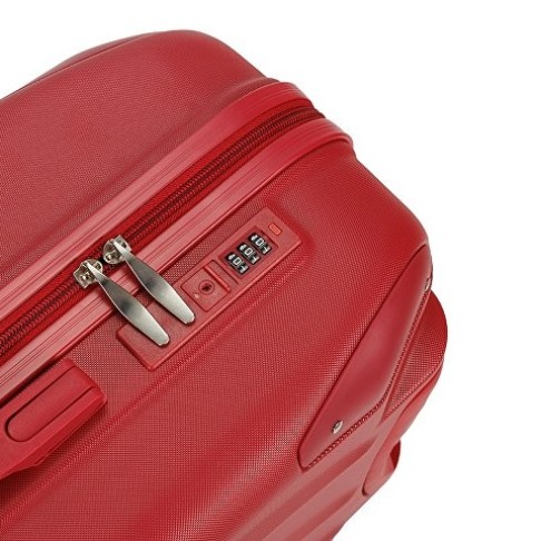 Чемодан TORBER В Отпуск, красный, ABS-пластик, 45 х 27 х 68 см, 63 л, 3,1 кг