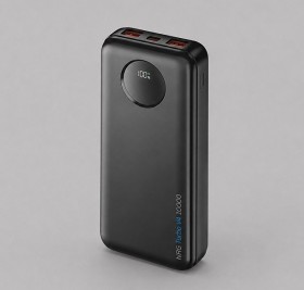 Внешний АКБ NRG Turbo V4 10000 мА-ч, дисплей, черный, Deppa Внешний АКБ NRG Turbo V4 10000 мА-ч, дисплей, черный, Deppa