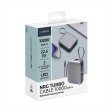 Внешний АКБ NRG Turbo Cable 10000 mAh, 22,5Вт, графит, Deppa