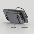 Внешний АКБ NRG MageSafe QI2 10000 мА-ч, 15Вт QI, серый, Deppa