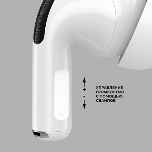 Беспроводные наушники с микрофоном Air Pro 2 ANC, TWS, BT 5.3, 300 мАч, ANC, QI, белый, Deppa