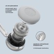 Беспроводные накладные наушники Stereo Light, BT 5.4, 300 мАч, cеребристый, Deppa