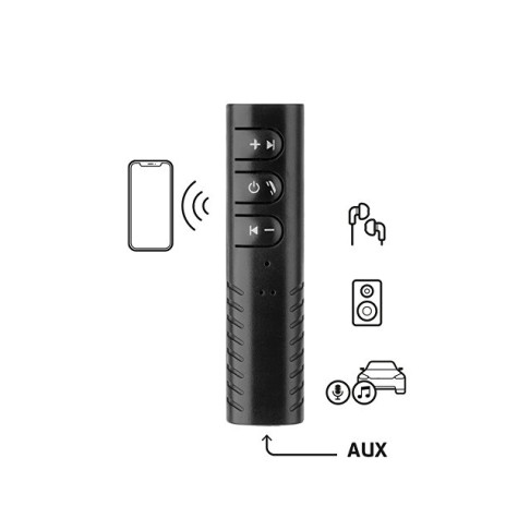 Bluetooth ресивер, BT 5.0, 90 мАч, черный, Deppa