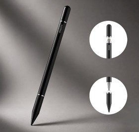 Стилус универсальный Pro Stick для планшетов и смартфонов, черный, Deppa