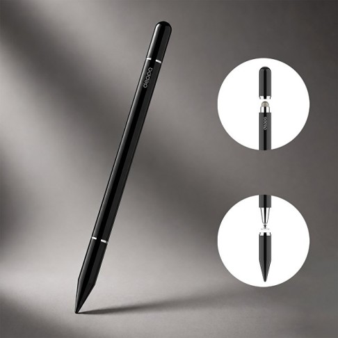 Стилус универсальный Pro Stick для планшетов и смартфонов, черный, Deppa