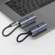 USB-хаб 3 в 1 USB-C - USB-A3.0 + USB-C PD100Вт + HDMI, серый, Deppa