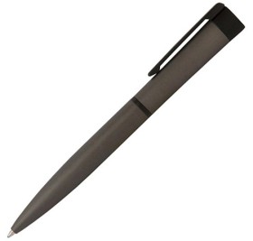 Ручка шариковая Pierre Cardin ACTUEL c поворотным механизмом, серый/черный (Р)