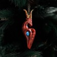 Елочные игрушки: Матрешка Царевна, Огненная коза, Белая береза, Коза, Подкова