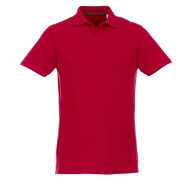 Мужское поло Helios с коротким рукавом  (Красный XXL)