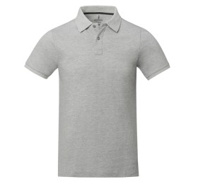 Мужское поло Calgary (Серый, XL)