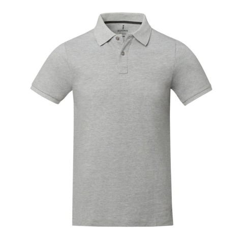 Мужское поло Calgary (Серый, XL)