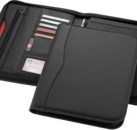 Папка Ebony A4 на молнии (Чёрный)