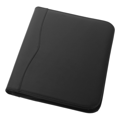 Папка Ebony A4 на молнии (Чёрный)
