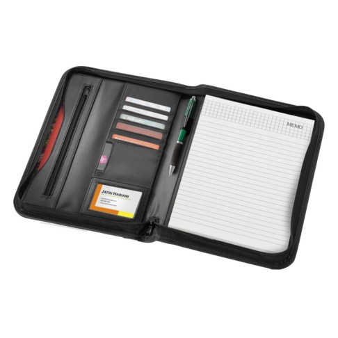 Папка Ebony A4 на молнии (Чёрный)