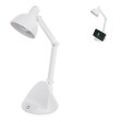 Настольный светильник с функцией беспроводной зарядки «Bendy» (белый)