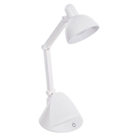 Настольный светильник с функцией беспроводной зарядки «Bendy» (белый)