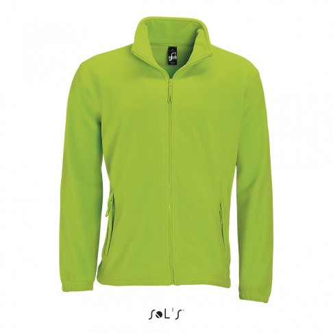 SOLS NORTH MENS ZIPPED FLEECE JACKET