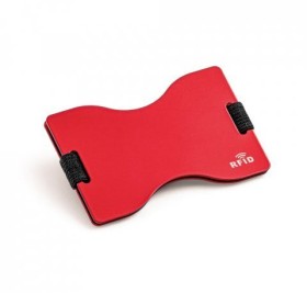 MULLER. Визитница с защитой RFID, Красный